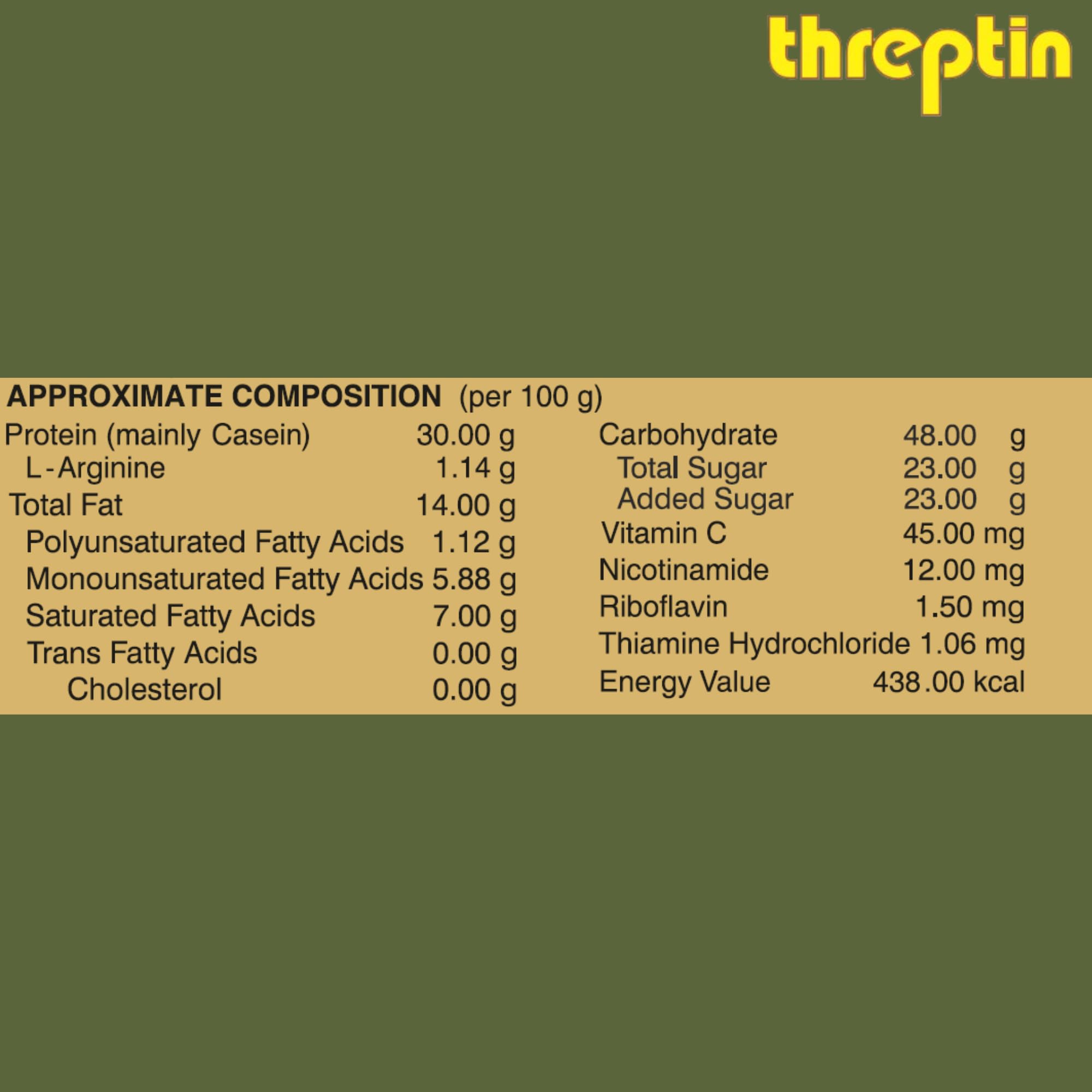 THREPTIN Protein Diskettes, Vanilla Flavor, 275g (Pack of 1), High-Protein Snack - close-up detail