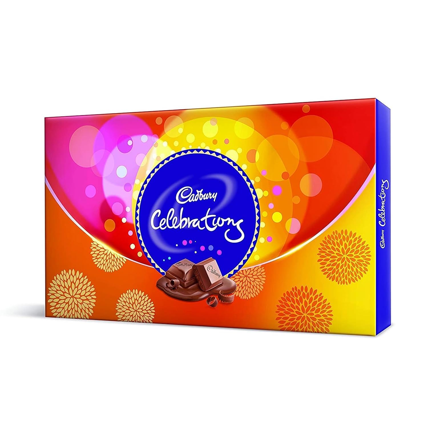 TIED RIBBONS Rakhi For Brother With Chocolate Gifts - Set Of 2 Rakhi With Cadbury Chocolates Hershey's Kisses and Rakshabandh
