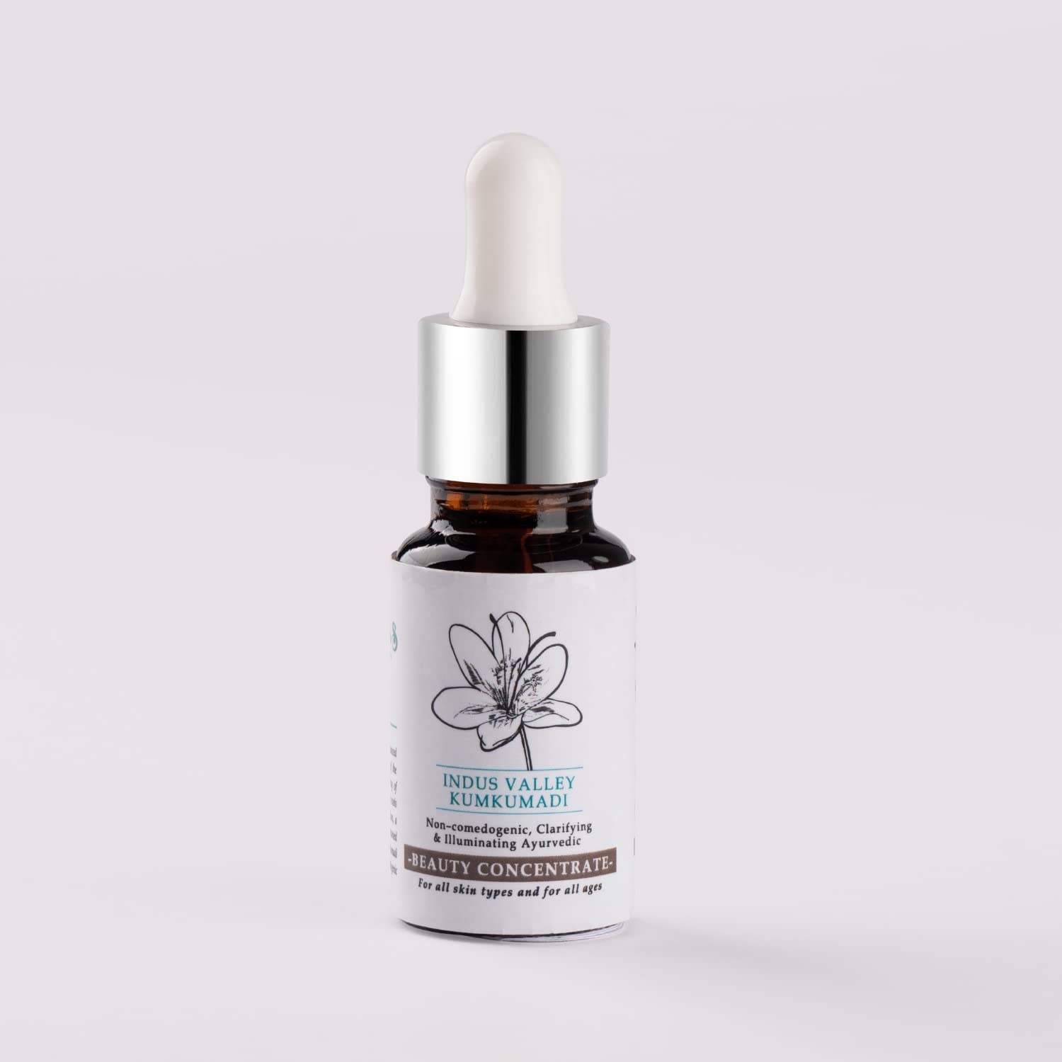 Timeless Beauty Secrets Indus Valley Organic Kumkumadi Oil, 15ml, Herbal Facial Serum
