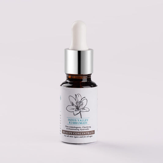 Timeless Beauty Secrets Indus Valley Organic Kumkumadi Oil, 15ml, Herbal Facial Serum