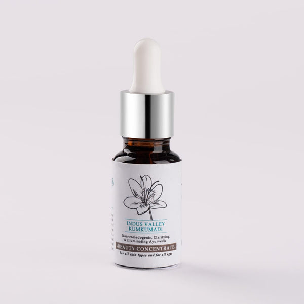 Timeless Beauty Secrets Indus Valley Organic Kumkumadi Oil, 15ml, Herbal Facial Serum