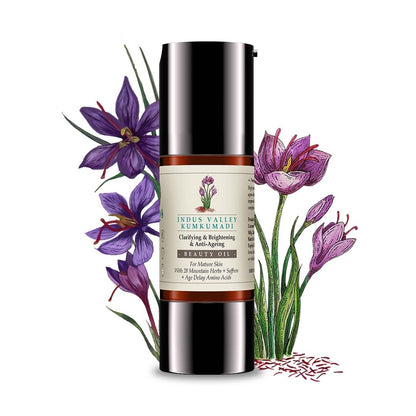 Timeless Beauty Secrets Indus Valley Organic Kumkumadi Oil, 15ml, Herbal Facial Serum (10)