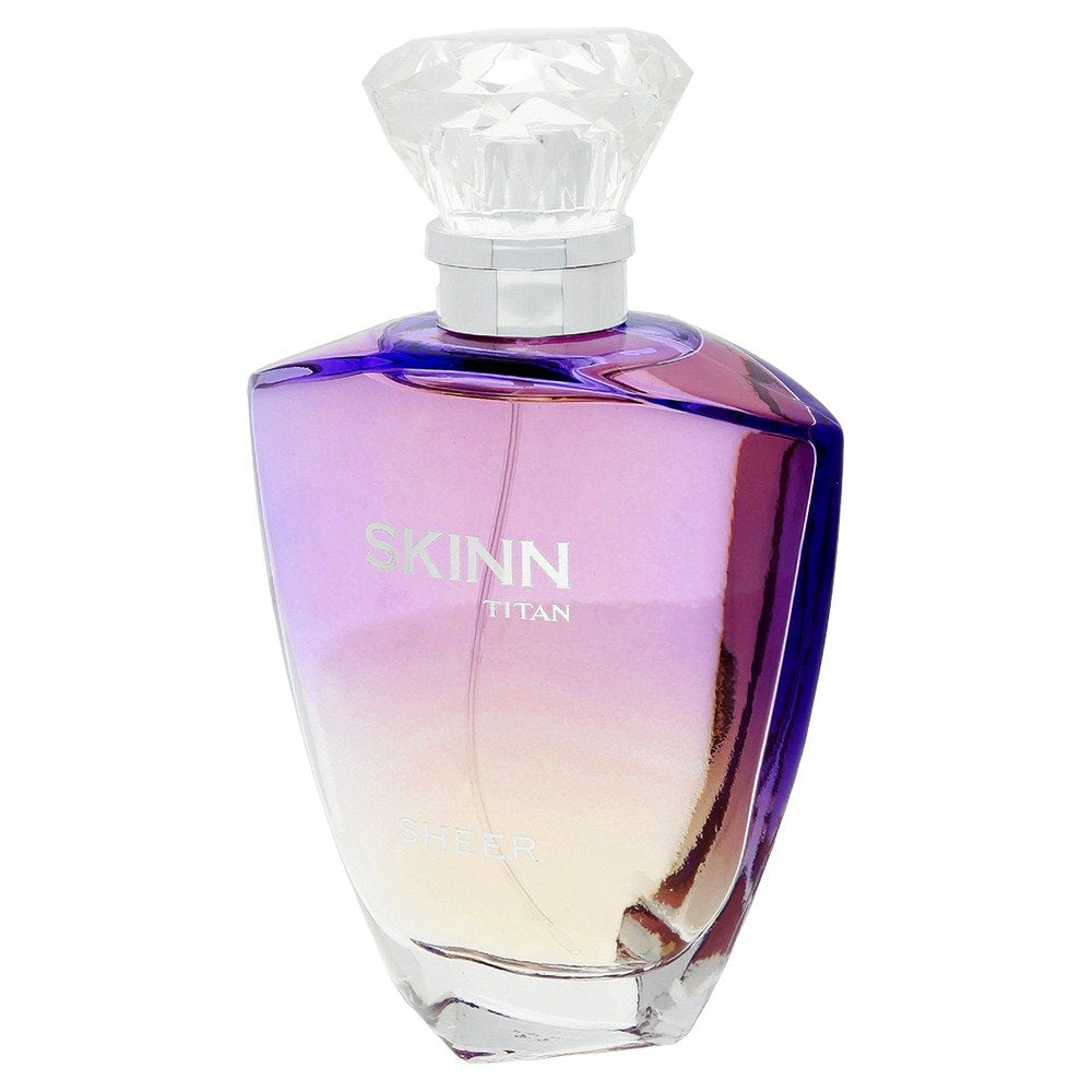 Titan Skinn Sheer Woman Eau de Parfum Perfume, 50ml, Fruity Floral Scent, Women's Fragrance - front view