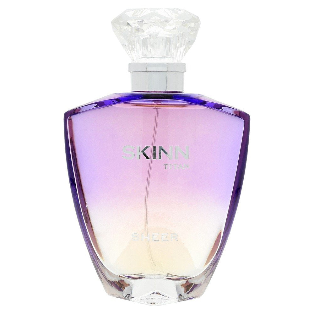 Titan Skinn Sheer Woman Eau de Parfum Perfume, 50ml, Fruity Floral Scent, Women's Fragrance - back view