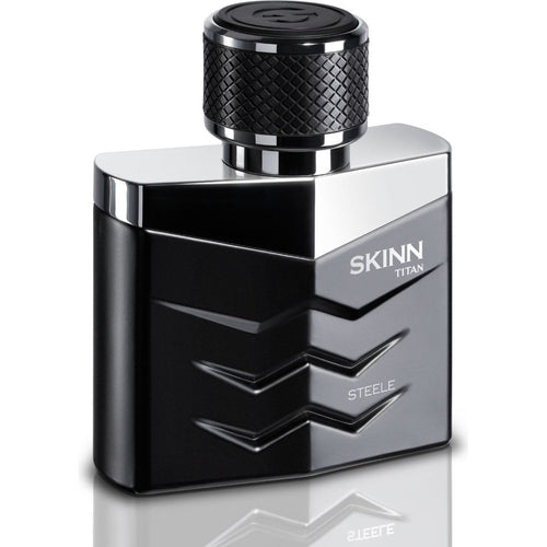 Titan Skinn Steele Eau de Parfum for Men, 50ml, Woody Musky Fragrance, IFRA Certified