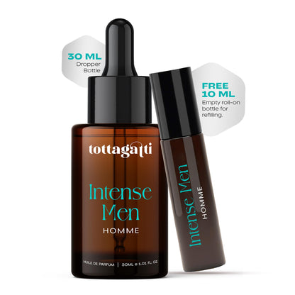Tottagatti Perfume Oil for Men, 30ml, Lavender, Musk Mallow, Pear, Vetiver, Virginia Cedar Attar, IFRA Approved, Alcohol-Free
