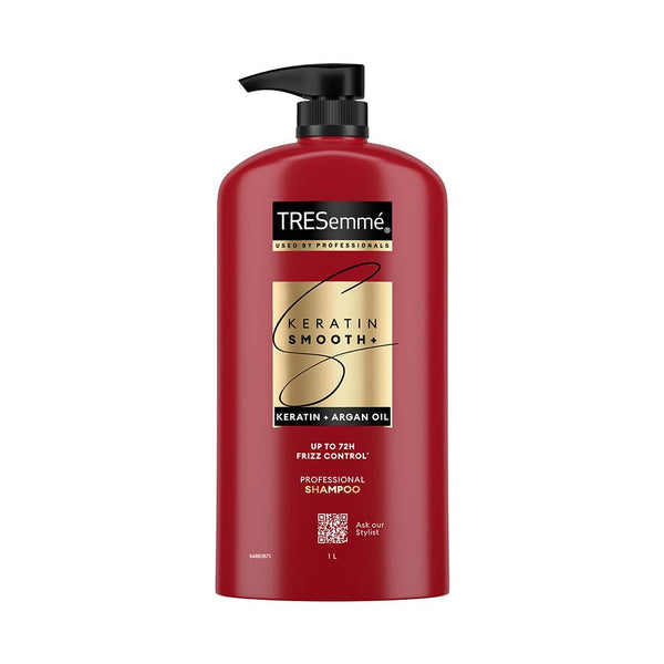 TRESemmé Keratin Smooth+ Shampoo with Keratin Protein and Argan Oil, Paraben Free, for Frizzy Hair