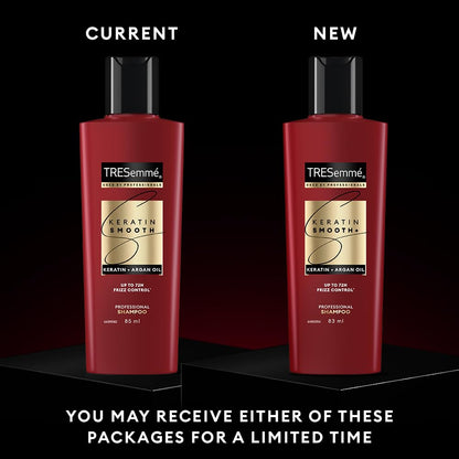 TRESemmé Keratin Smooth+ Shampoo with Keratin Protein and Argan Oil, Paraben Free, for Frizzy Hair - back view (12)