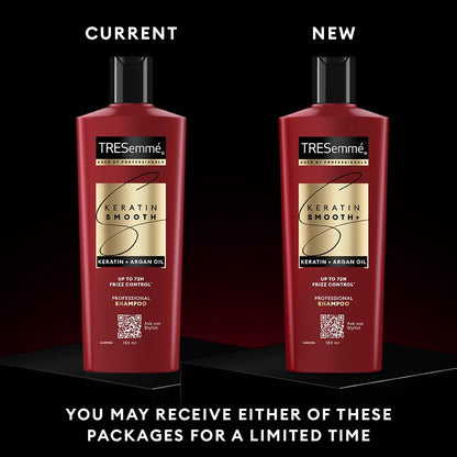 TRESemmé Keratin Smooth+ Shampoo with Keratin Protein and Argan Oil, Paraben Free, for Frizzy Hair - size and scale (22)