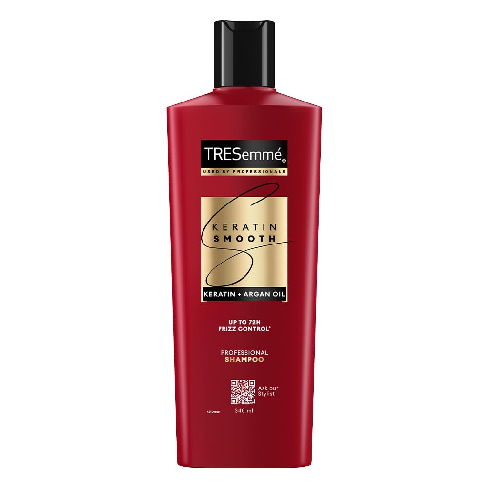 TRESemmé Keratin Smooth+ Shampoo with Keratin Protein and Argan Oil, Paraben Free, for Frizzy Hair (23)