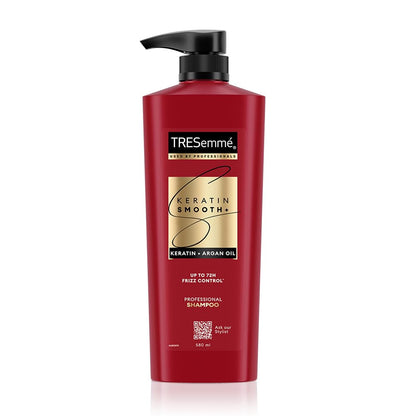 TRESemmé Keratin Smooth+ Shampoo with Keratin Protein and Argan Oil, Paraben Free, for Frizzy Hair (27)