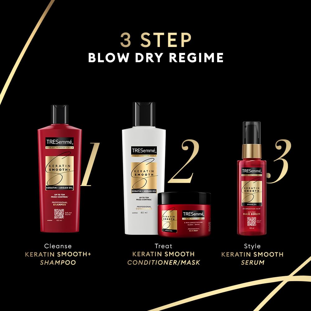 TRESemmé Keratin Smooth+ Shampoo with Keratin Protein and Argan Oil, Paraben Free, for Frizzy Hair - ingredients panel (29)