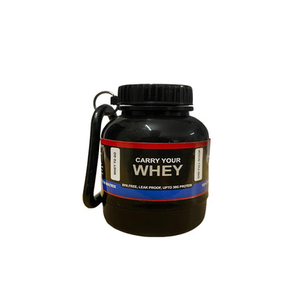 TRUE INDIAN Portable Protein Powder Container, 3-Pack Funnel Bottle, Food-Safe Plastic - ingredients panel