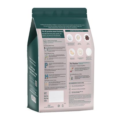 TrueBasics Clean Whey Protein Powder Blend, HAP Safe Certified, Whey Isolate & Concentrate, Adult - in use