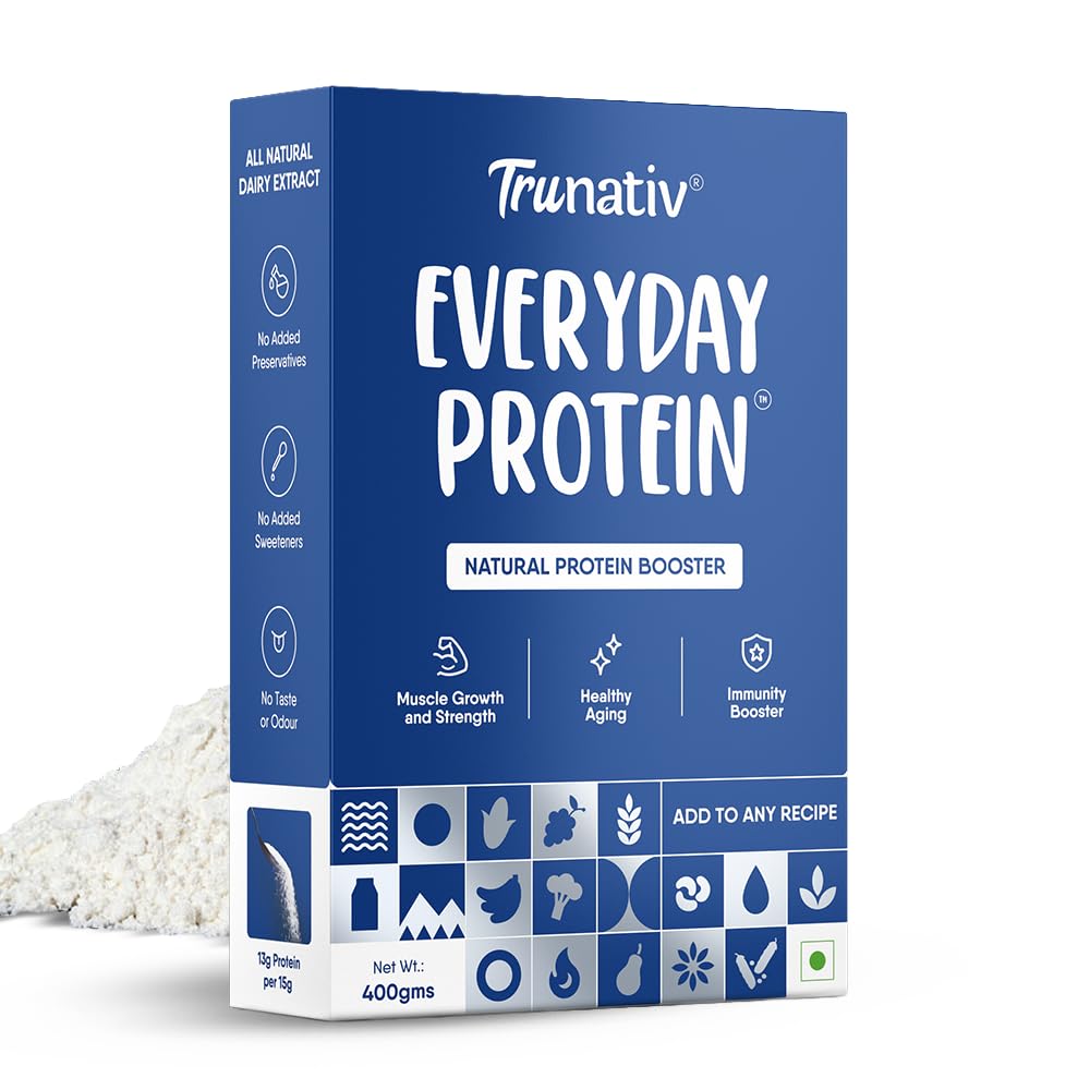 TruNativ Cookable Milk Whey Protein Isolate Powder, 90% Protein, Unflavoured