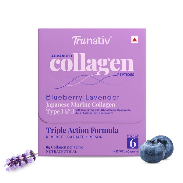 TruNativ Marine Collagen Powder, Japanese Source Type 1 and 3 Hydrolyzed Peptides with Hyaluronic Acid, Adult Nutritional Sup