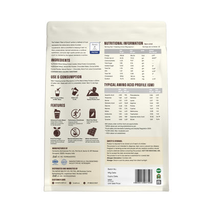 TruNativ Pro Blend Whey Protein Powder, Choco Crunch, Whey Isolate & Concentrate Blend - in use (13)