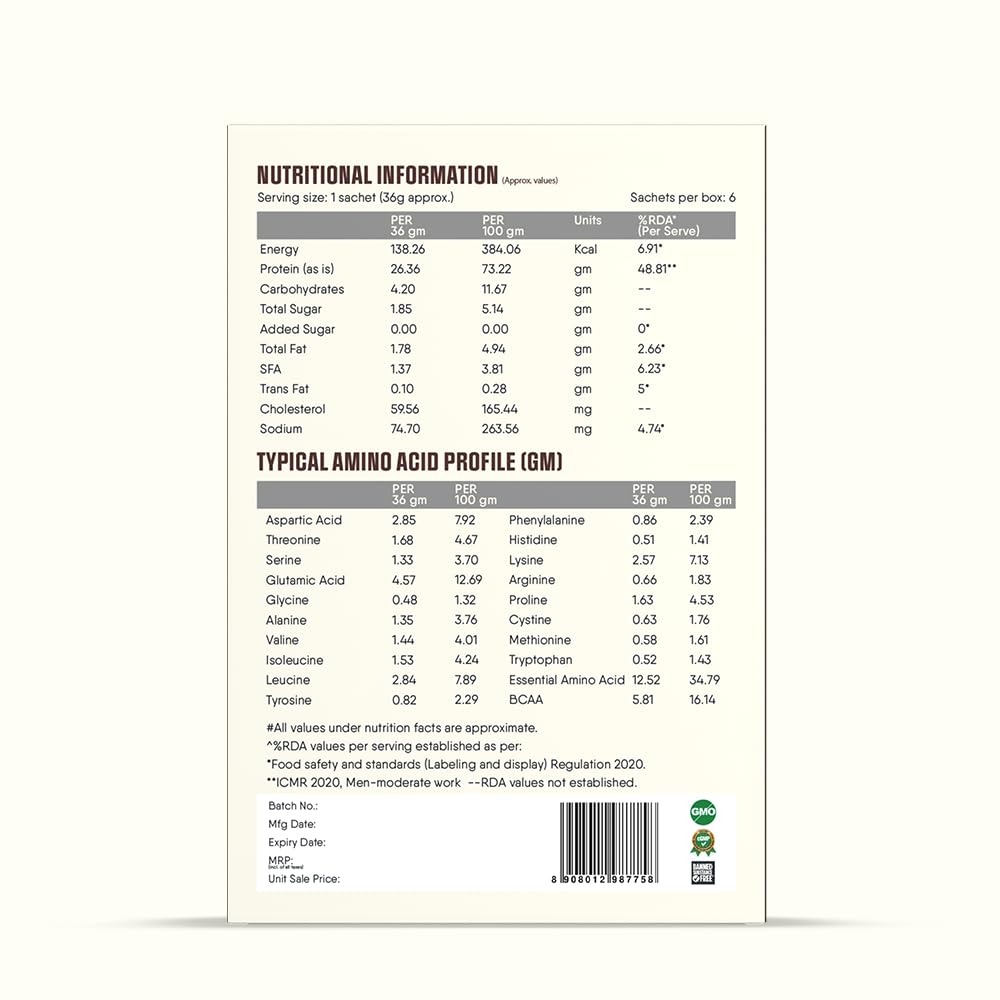 TruNativ Pro Blend Whey Protein Powder, Choco Crunch, Whey Isolate & Concentrate Blend - in use