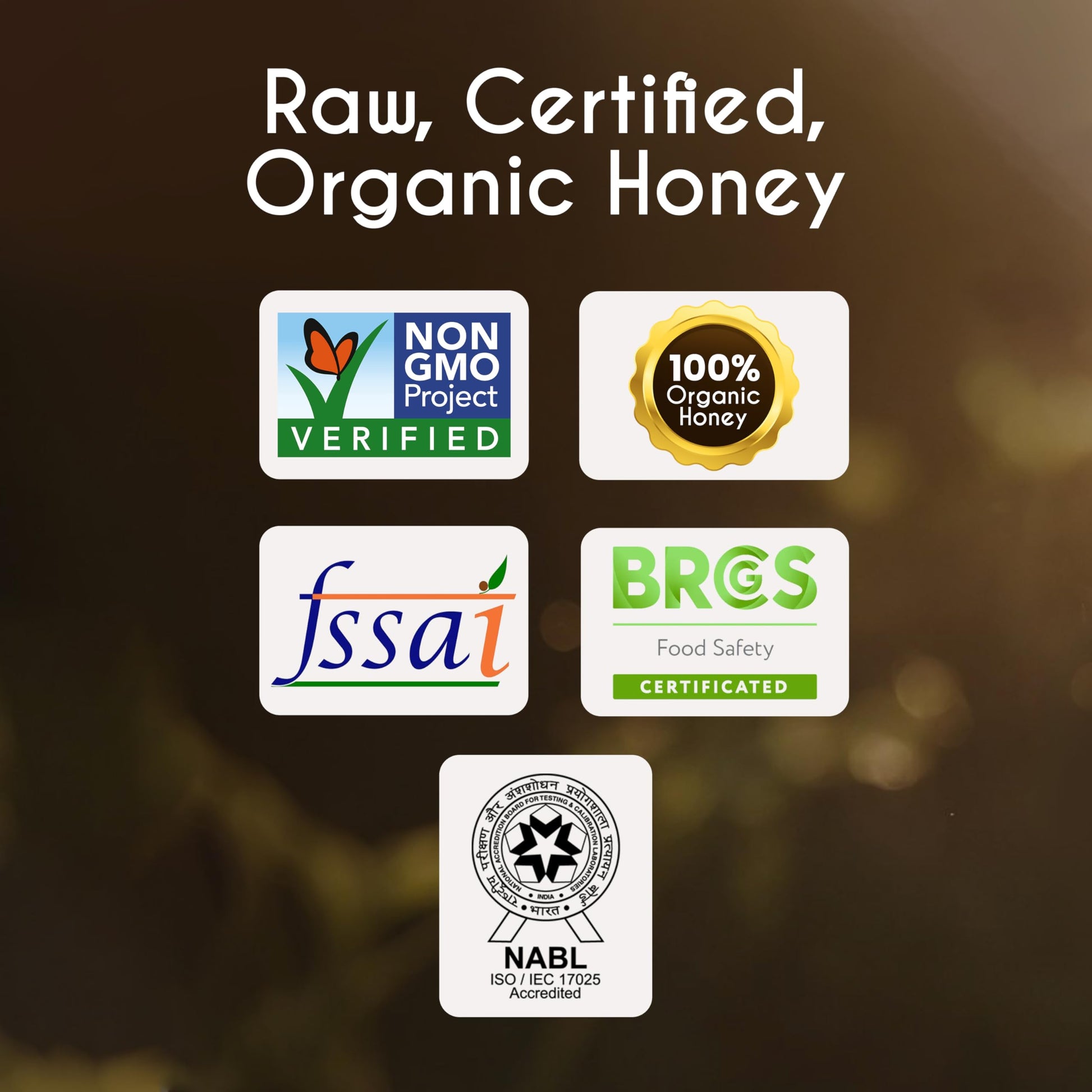 TRUSOUL Raw Organic Honey, 500g, NPOP Organic Certified Himalayan Honey - label detail
