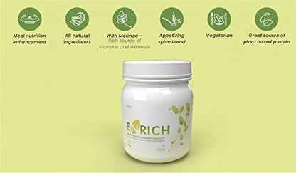 Unicity ENRICH nutrition enhancement product 500 gm - back view