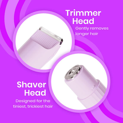 Urban Yog Women's Electric Body Trimmer with Stainless Steel Blades, Rechargeable Type-C, 90 Min Runtime - packaging