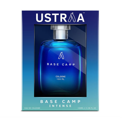 Ustraa Base Camp Cologne for Men, 100ml Eau de Cologne, Zingy Aquatic Notes, Modern Style - in use