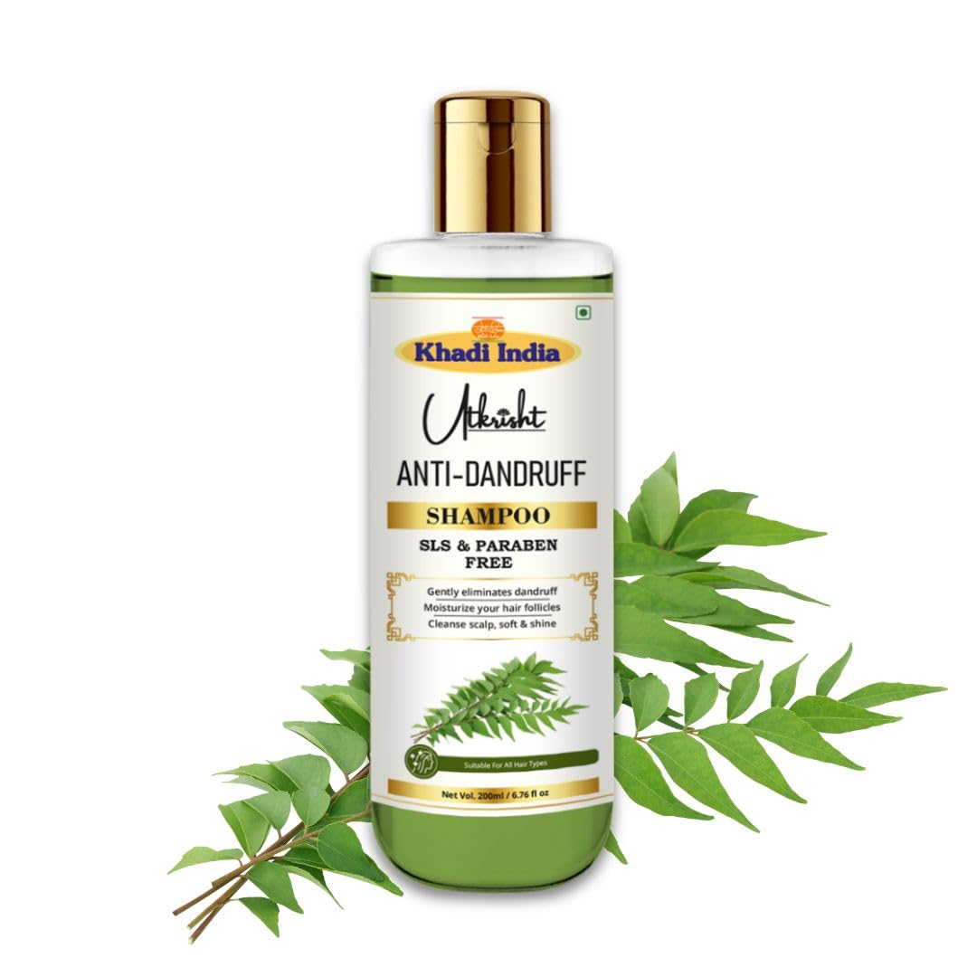 Utkrisht Ayurvedic Herbal Shampoo, 200ml, Paraben and SLS Free, for All Hair Types - front view (25)