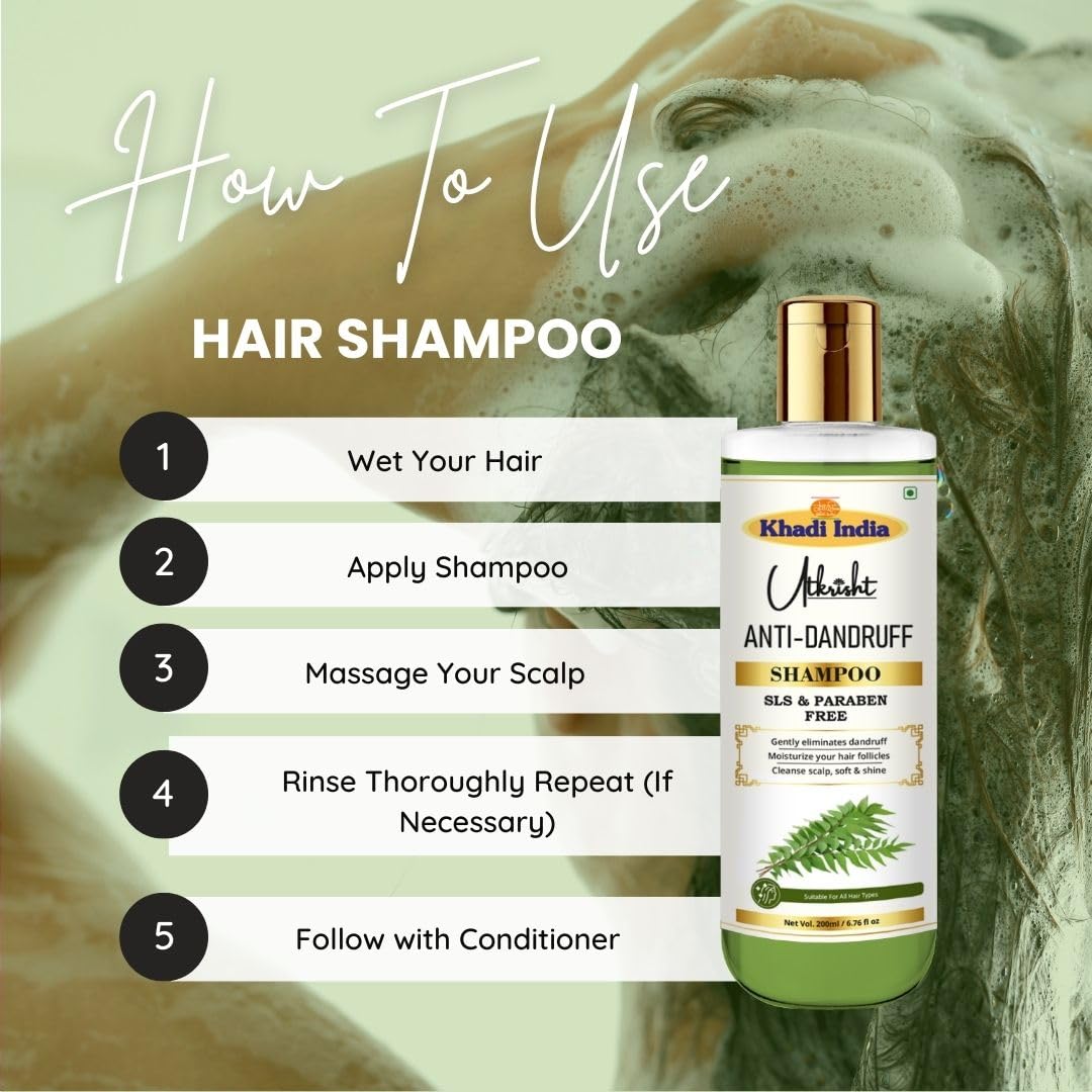 Utkrisht Ayurvedic Herbal Shampoo, 200ml, Paraben and SLS Free, for All Hair Types - ingredients panel (29)