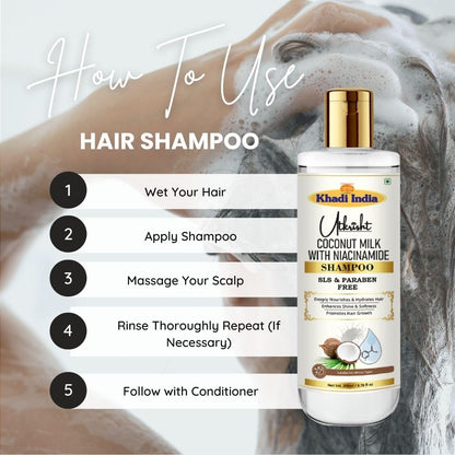 Utkrisht Ayurvedic Herbal Shampoo, 200ml, Paraben and SLS Free, for All Hair Types - ingredients panel (37)