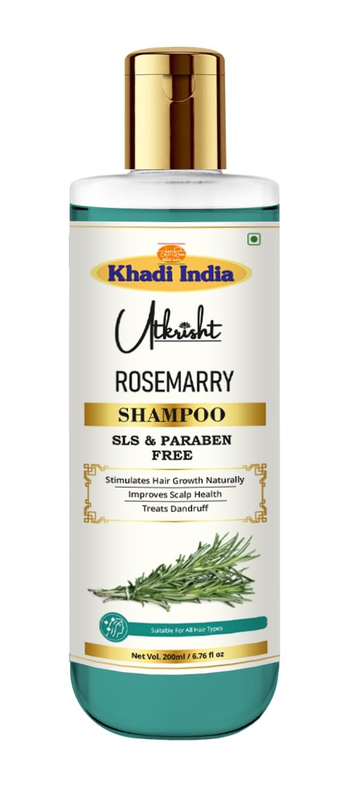 Utkrisht Ayurvedic Herbal Shampoo, 200ml, Paraben and SLS Free, for All Hair Types - front view (65)
