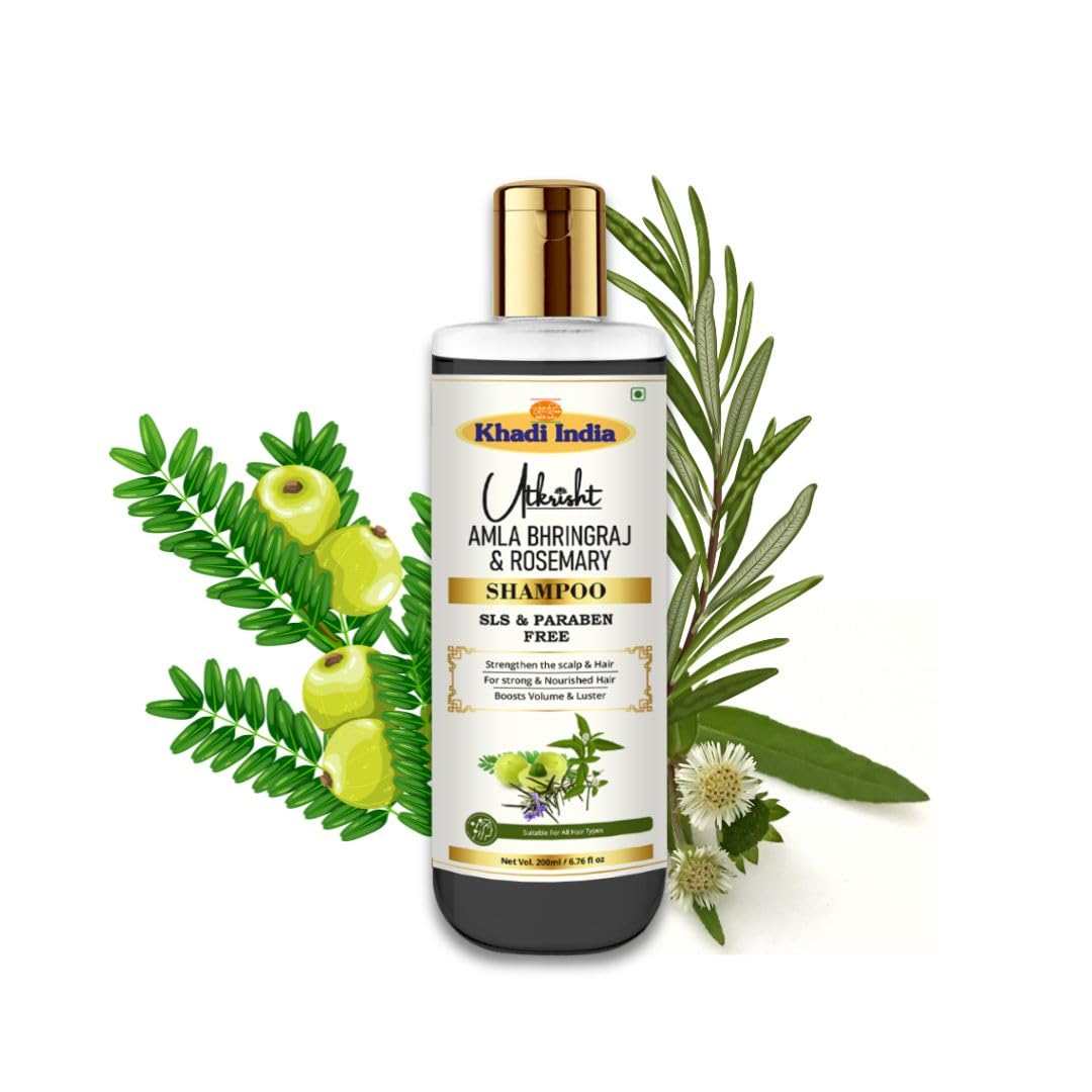 Utkrisht Ayurvedic Herbal Shampoo, 200ml, Paraben and SLS Free, for All Hair Types (9)
