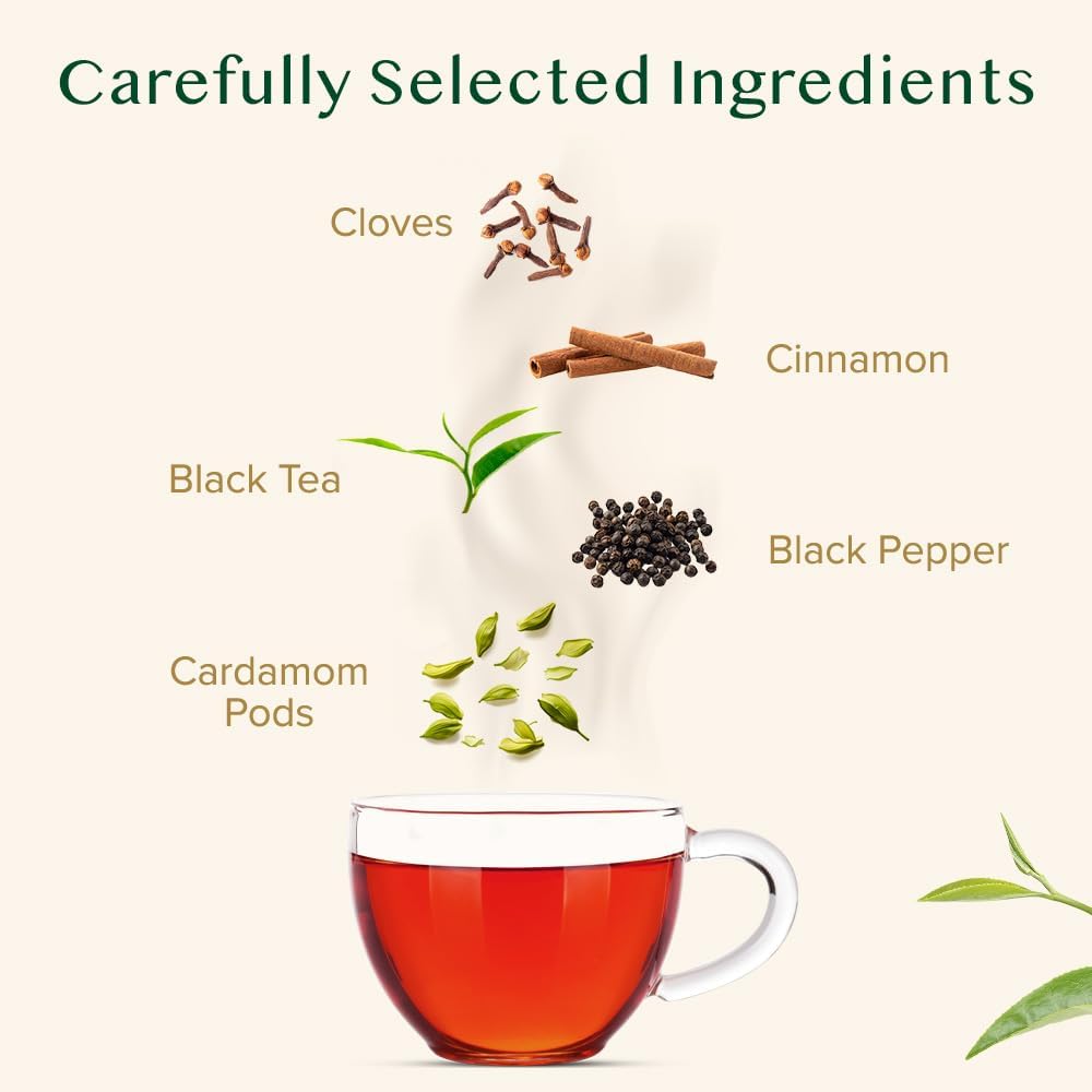 VAHDAM Loose Leaf Tea, 250g, Assorted Flavors, Black Tea and Chai, Direct from India - front view (27)