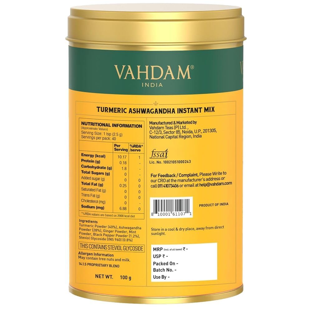 VAHDAM Loose Leaf Tea, 250g, Assorted Flavors, Black Tea and Chai, Direct from India - size and scale (42)