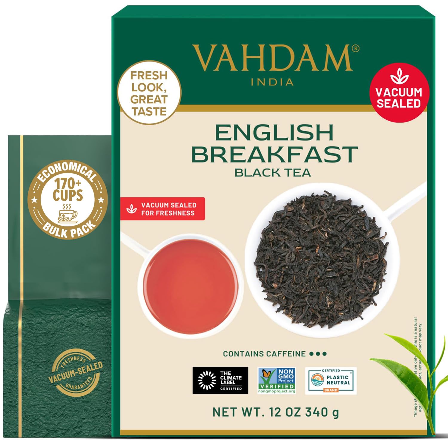 VAHDAM Loose Leaf Tea, 250g, Assorted Flavors, Black Tea and Chai, Direct from India (9)
