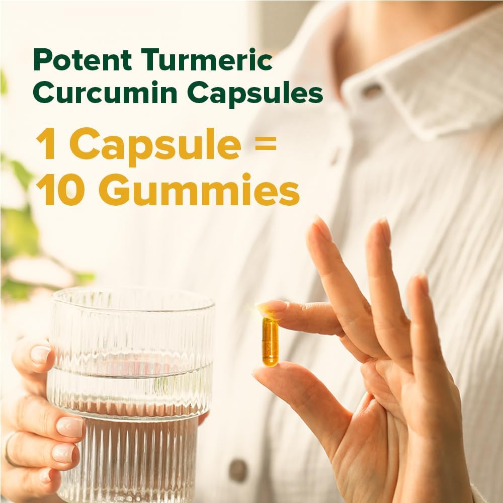 VAHDAM Turmeric Curcumin Supplement with Piperine and Boswellia, 500mg Curcuminoids, Vegan Capsules - in use (17)
