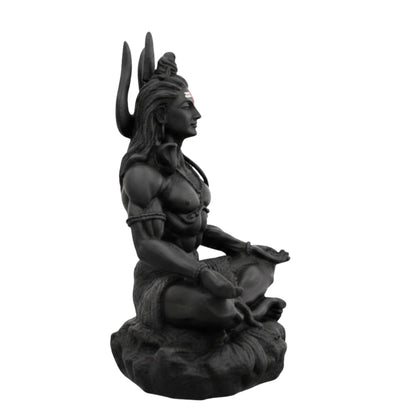 VAMA Siddh Mahadev Murti - 8.89 cm Black UV Resin Figurine for Car Dashboard or Home Mandir - ingredients panel