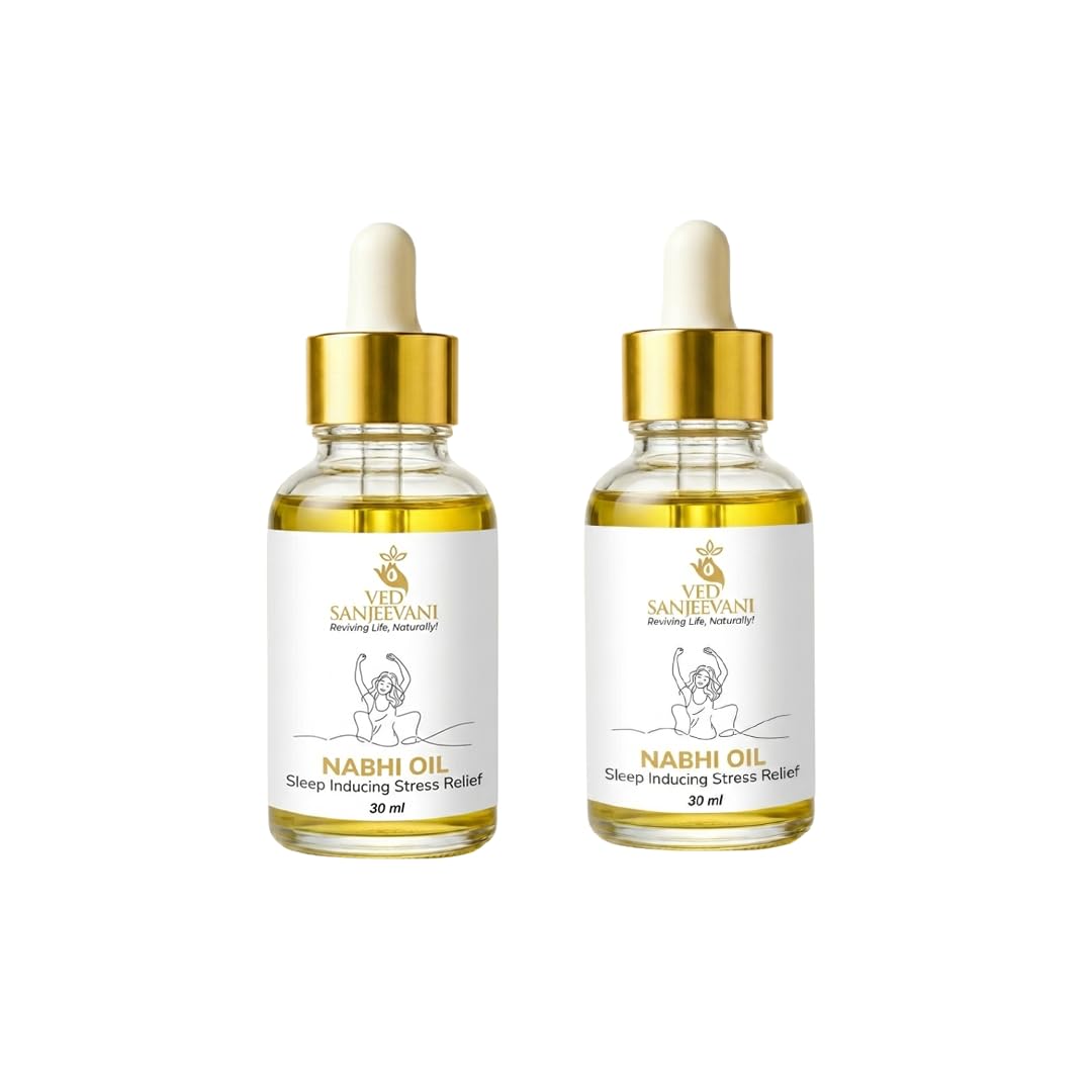 VED SANJEEVANI Nabhi Oil with Lavender & Brahmi, 30ml, Ayurvedic Essential Oil (7)