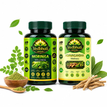 VEDBHUTI Ashwagandha Capsules 500mg, 60 Count, Vegan Herbal Supplement, Non-GMO (11)