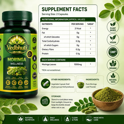 VEDBHUTI Ashwagandha Capsules 500mg, 60 Count, Vegan Herbal Supplement, Non-GMO - close-up detail (16)