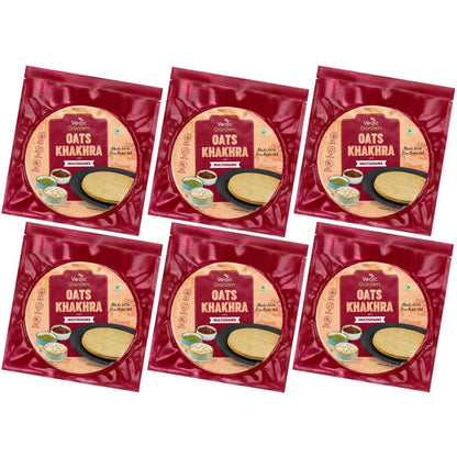 Vedic Garden Flaxseed Multigrain Khakhra, 180g - Roasted Indian Cracker, Vegan, No Palm Oil (17)
