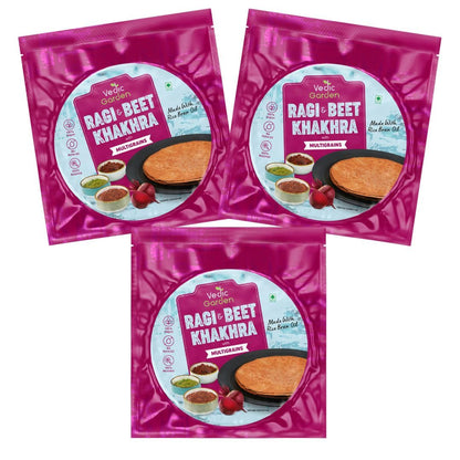 Vedic Garden Flaxseed Multigrain Khakhra, 180g - Roasted Indian Cracker, Vegan, No Palm Oil (25)