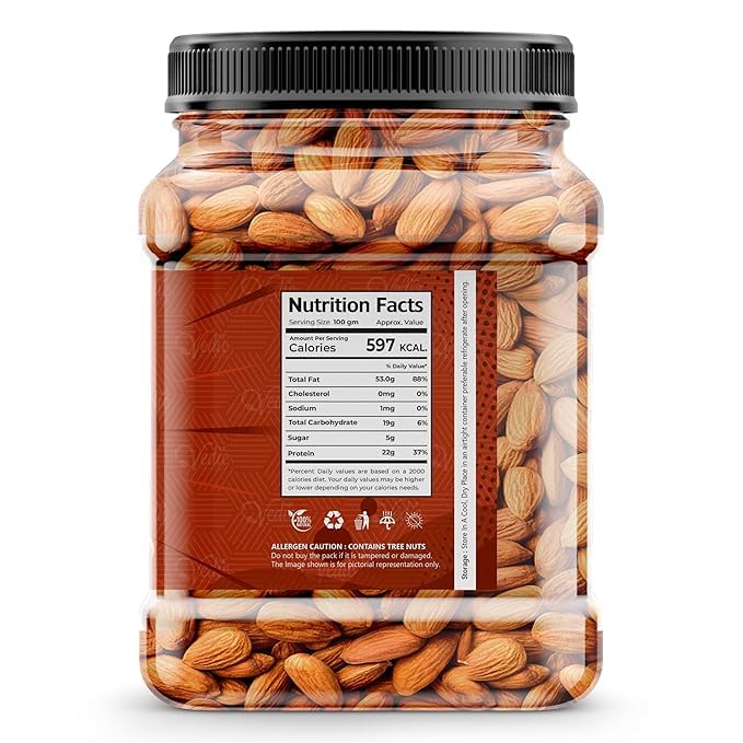 VEDIC WELLNESS Afghani Anjeer Dry Figs, Naturally Sweet and Soft, Dried Fruit Snack - front view (14)