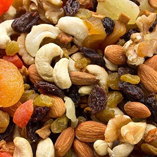 VEDIC WELLNESS Mixed Dried Fruits Snack Mix, 250g-1kg, No Added Sugar, Natural Dried Fruit Blend - front view
