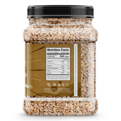 VEDIC WELLNESS Raw Natural Pumpkin Seeds, 250g, Gluten-Free Vegan Pepitas Snack - back view (6)