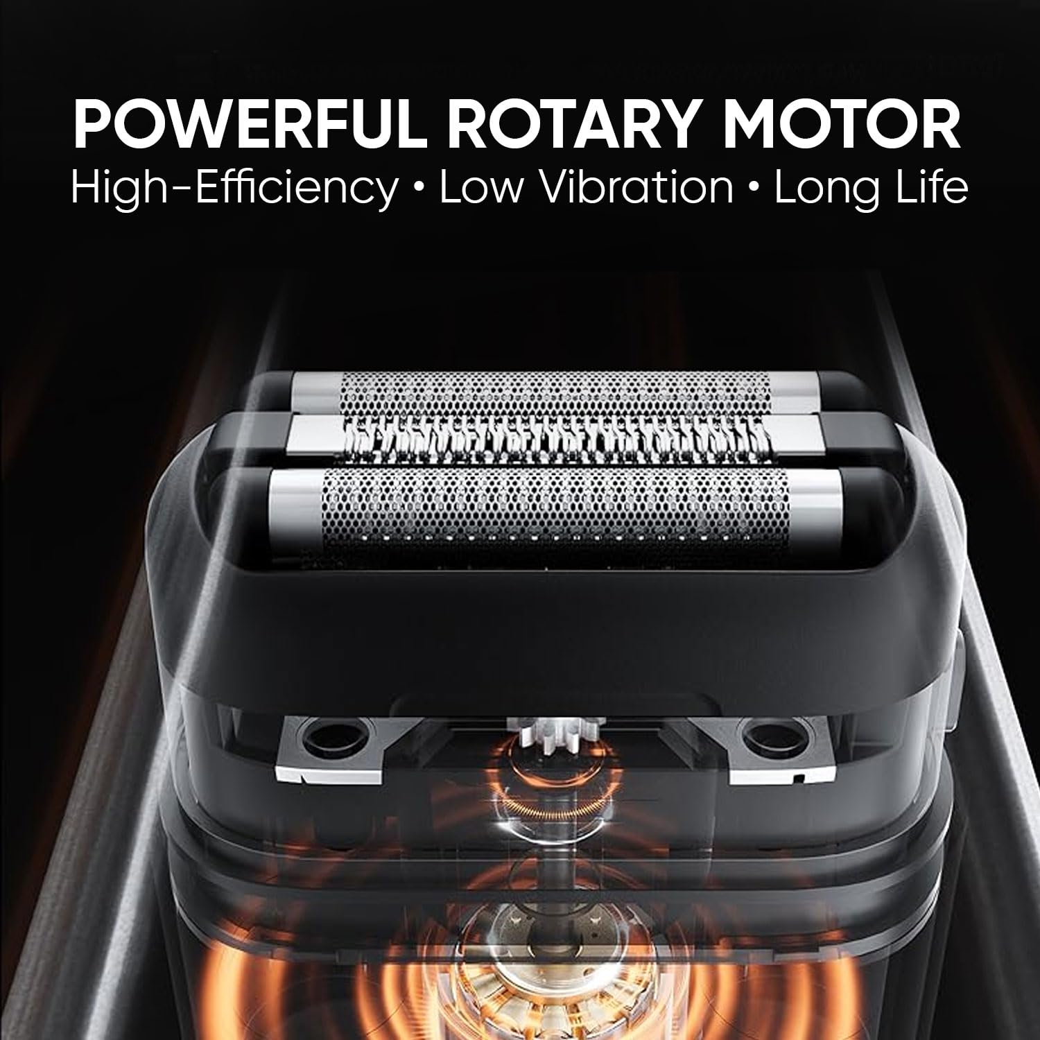 VEGA PROFESSIONAL Mighty Mini Foil Hair Shaver for Men, Portable Electric Shaver with Triple Floating Blades, 180 Min Runtime