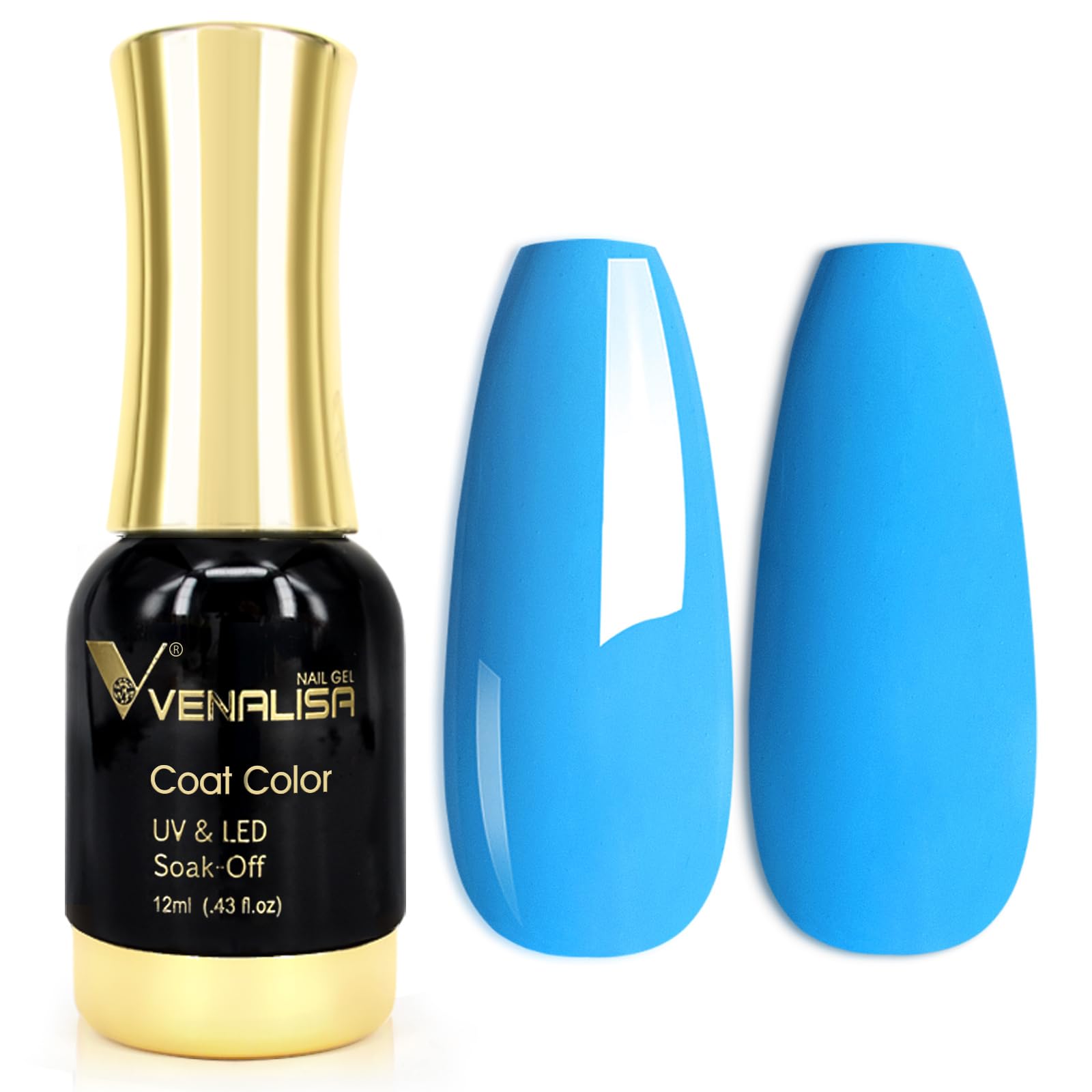 VENALISA Gel Nail Polish from BELLE GAGA Royal Blue Color Spring Summer Soak Off UV LED Baby Nail Gel Polish Nail Art Starter