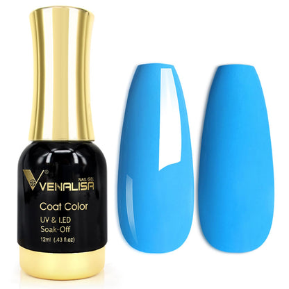VENALISA Gel Nail Polish from BELLE GAGA Royal Blue Color Spring Summer Soak Off UV LED Baby Nail Gel Polish Nail Art Starter