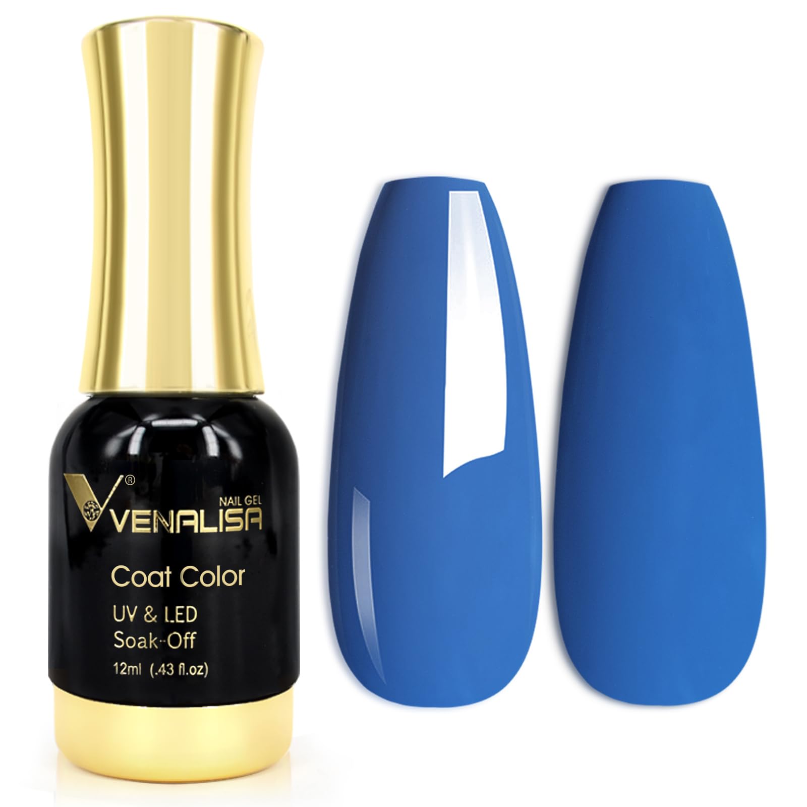 VENALISA Gel Nail Polish from BELLE GAGA Royal Blue Color Spring Summer Soak Off UV LED Baby Nail Gel Polish Nail Art Starter