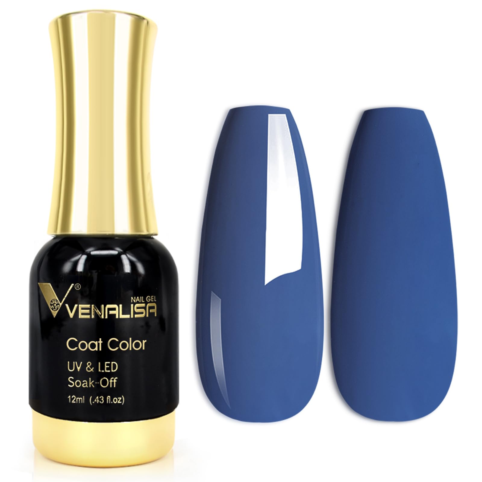 VENALISA Gel Nail Polish from BELLE GAGA Royal Blue Color Spring Summer Soak Off UV LED Baby Nail Gel Polish Nail Art Starter
