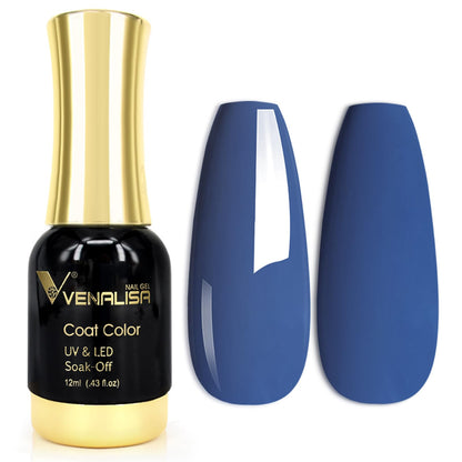 VENALISA Gel Nail Polish from BELLE GAGA Royal Blue Color Spring Summer Soak Off UV LED Baby Nail Gel Polish Nail Art Starter